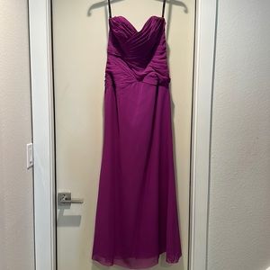 Alfred Angelo purple wedding guest or bridesmaid dress. Size 0, eu30. Worn once.